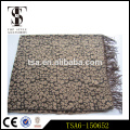 leopard printed custom printed bulk scarves wholesale cotton acrylic scarves